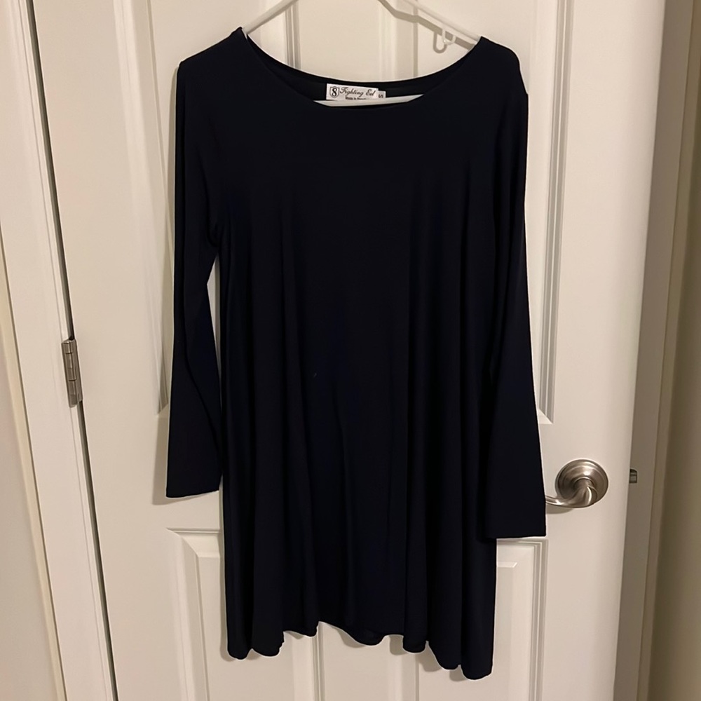 FIGHTING EEL navy dress